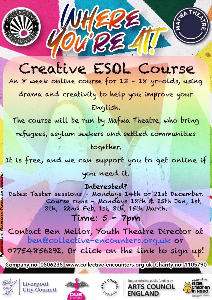 Creative ESOL Course flyer